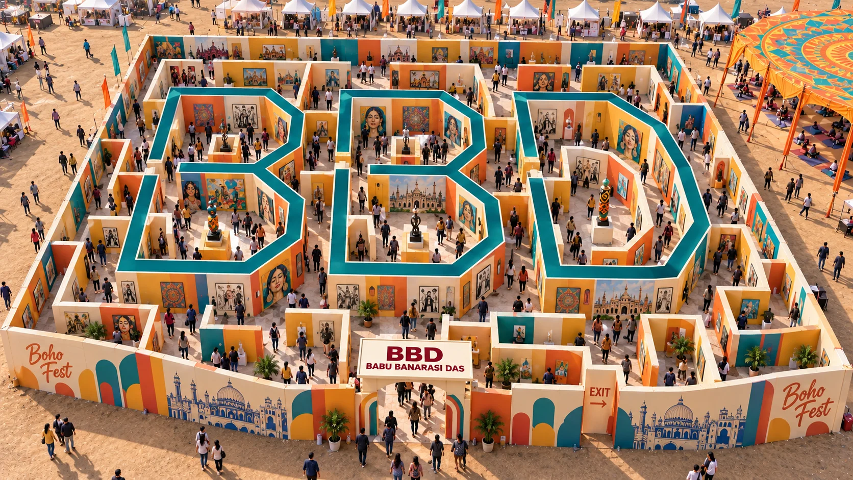 Boho Fest venue & zones