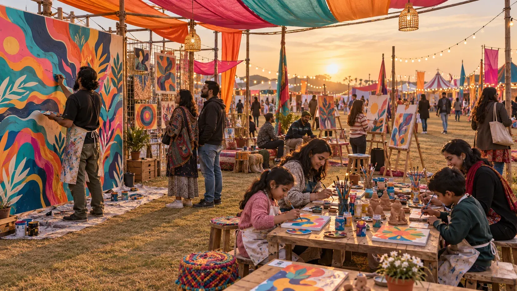Boho Fest venue & zones