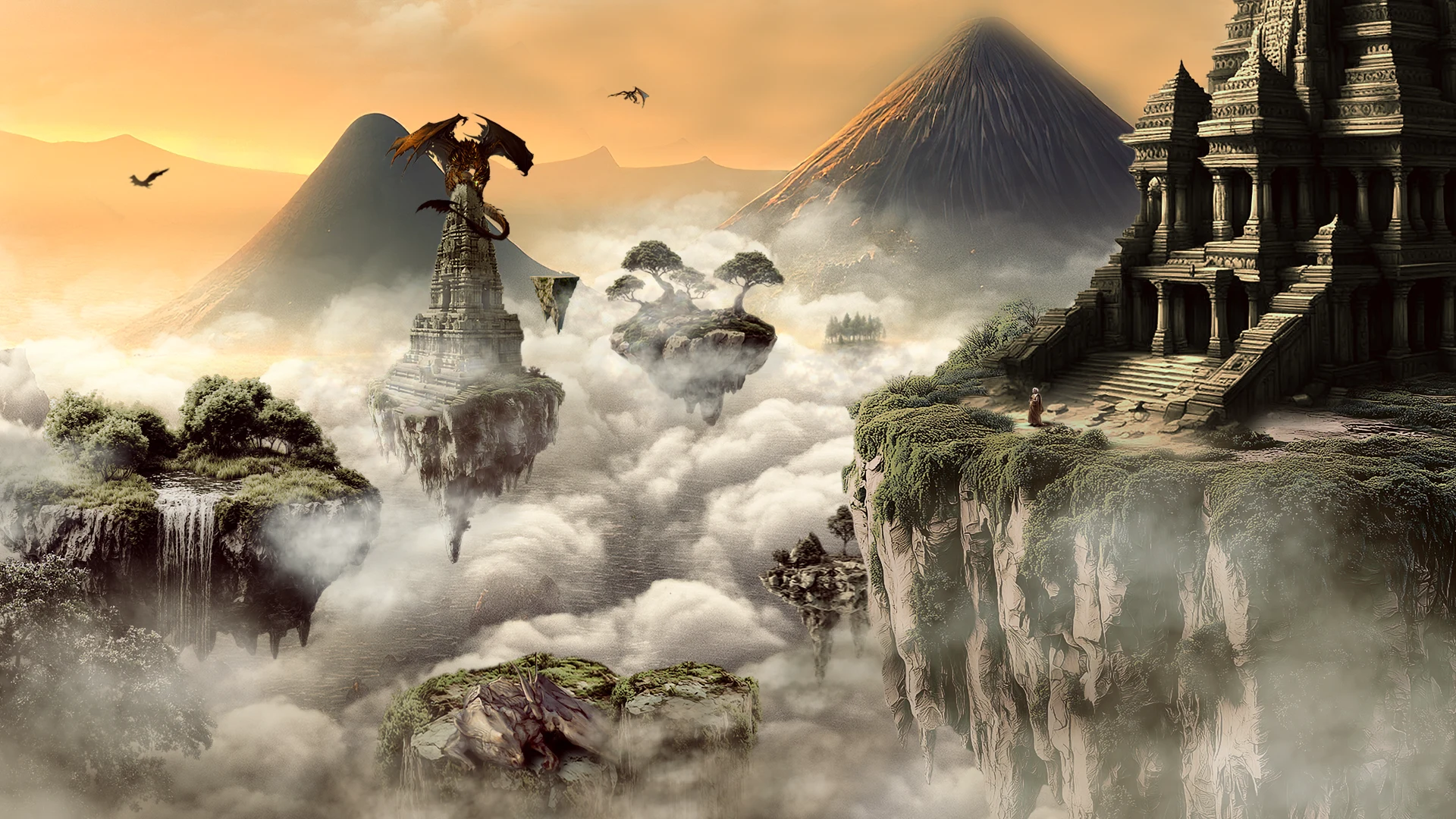 Matte painting — study I