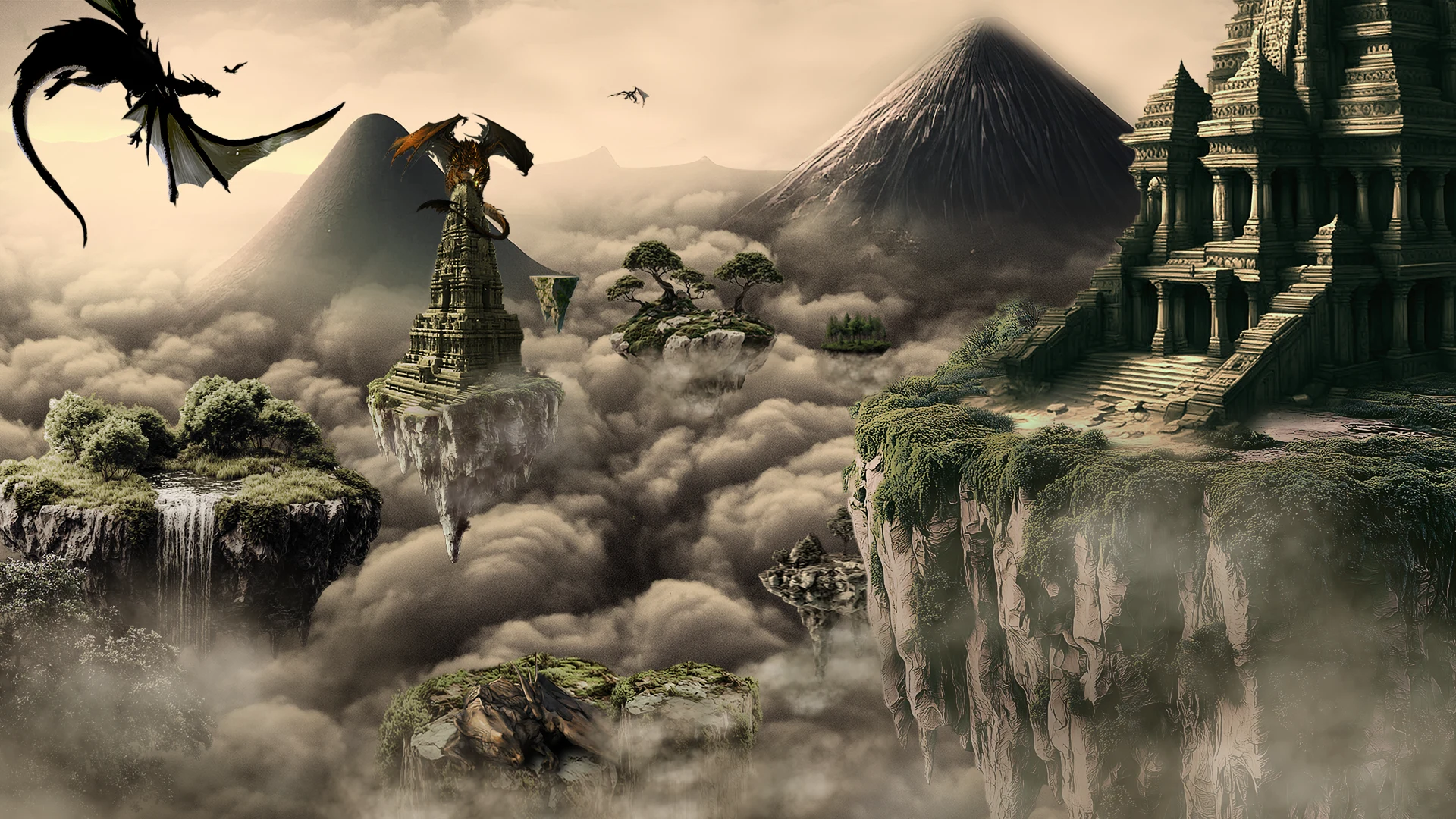 Matte painting — study II