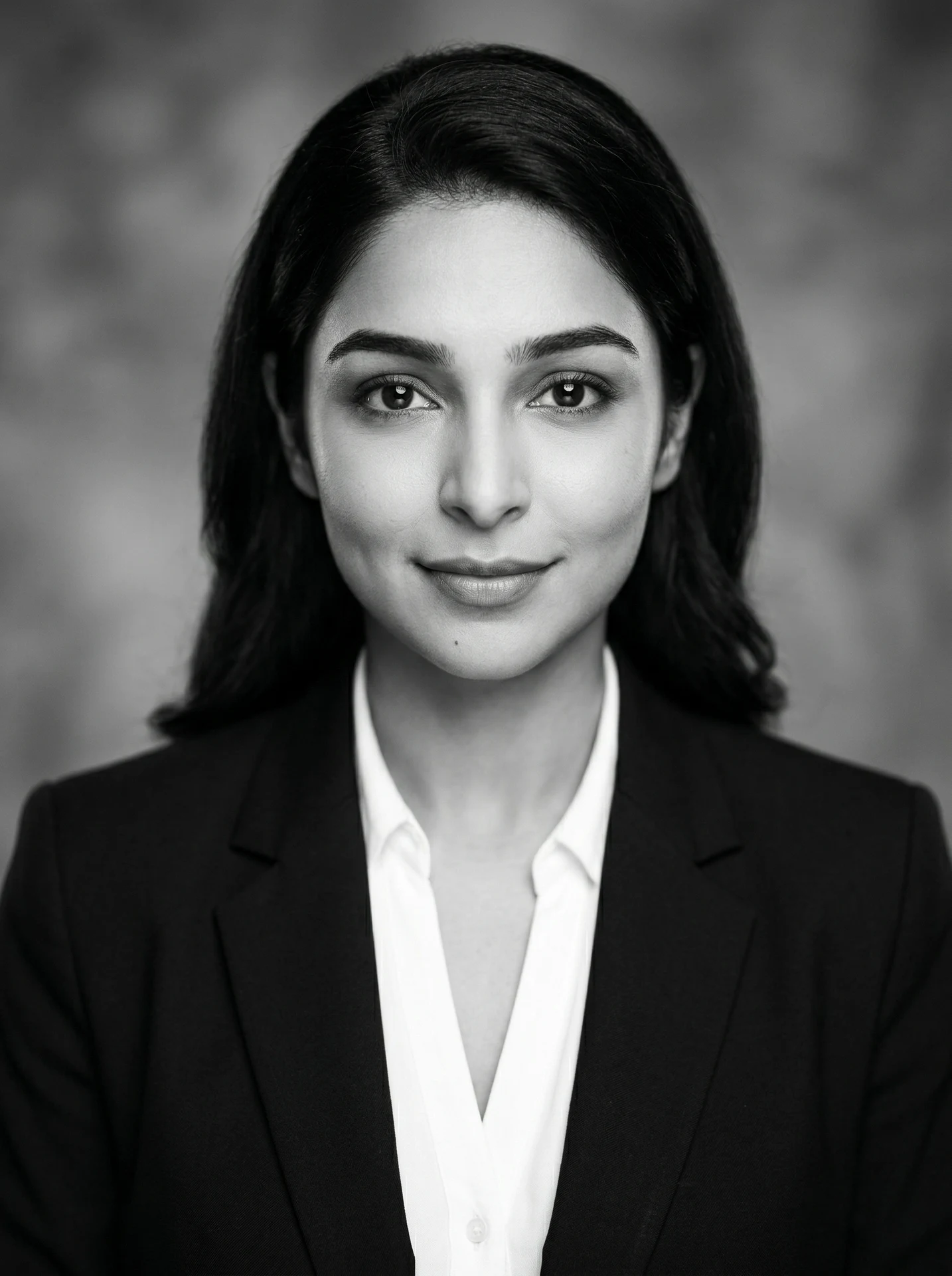 Monochrome portrait