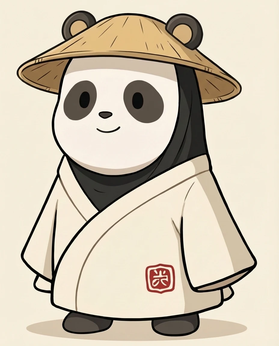 Chibi panda — character study