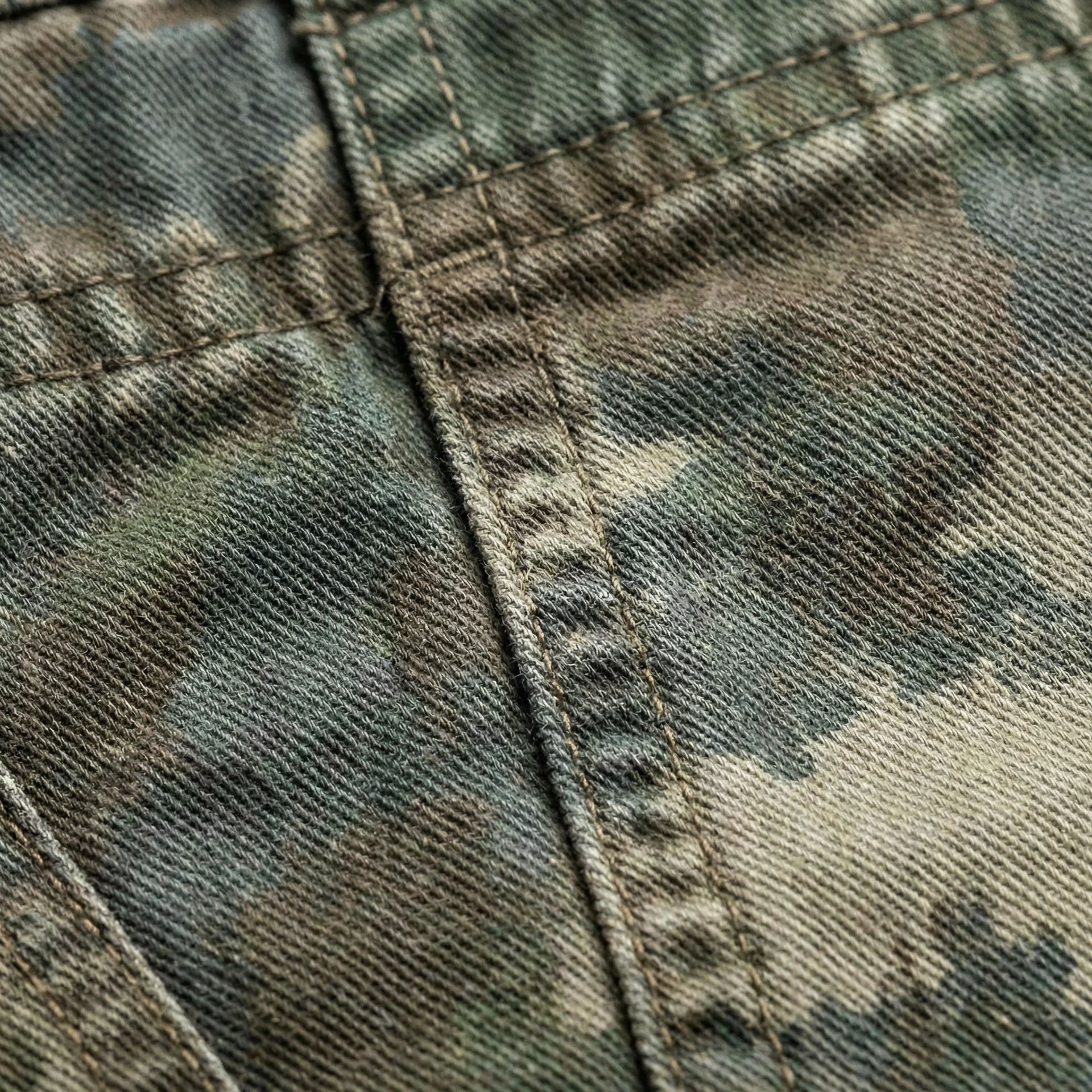 Fabric macro — stitch and weave