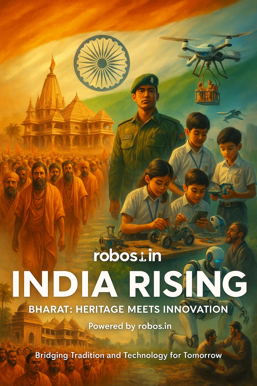 India Rising — campaign poster for the relaunch