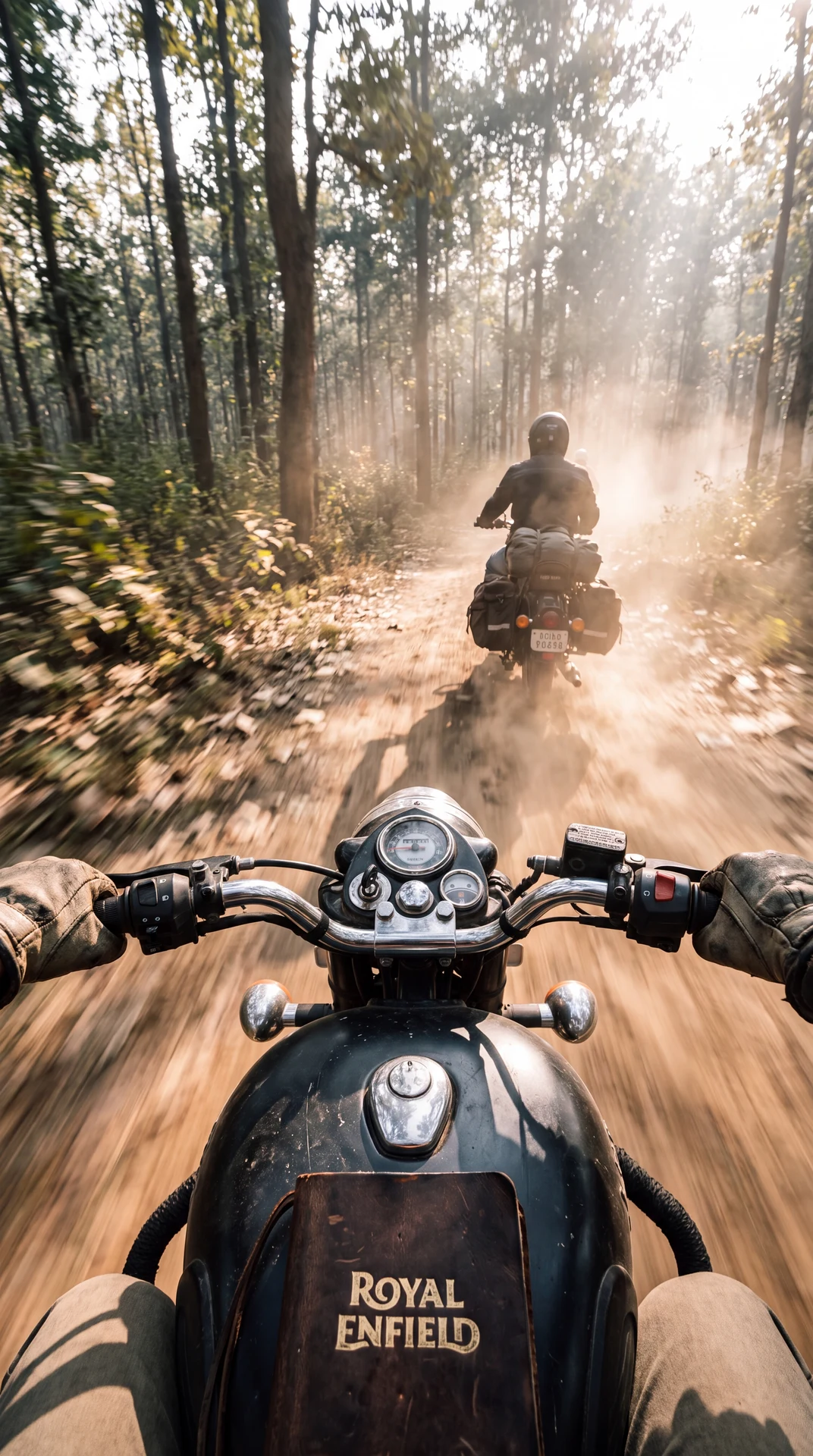 ADV GT — rider’s view, forest sequence
