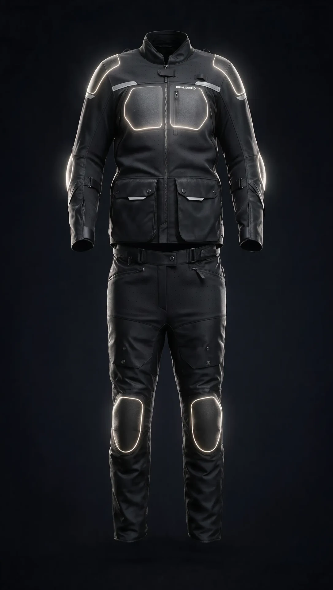 ADV GT — armour zones on the riding suit
