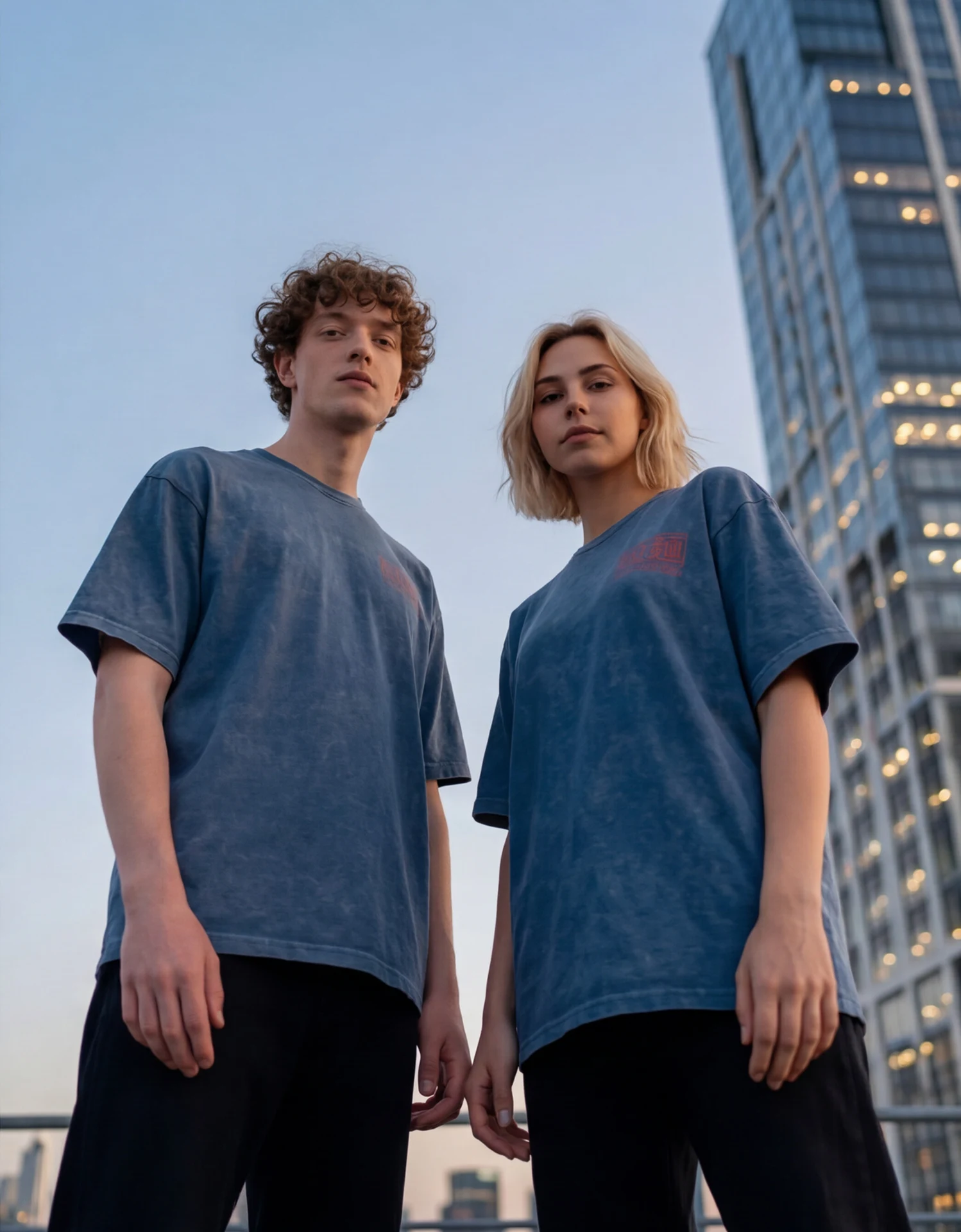 City — low angle